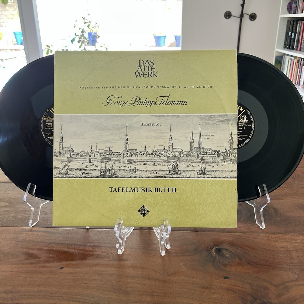 Telemann Tafelmusik II. Teil 2xVinyl LP 1964 Telefunken Das Alte Werk 9453/54-A